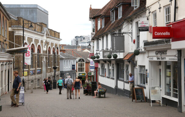 An image of Basingstoke town.