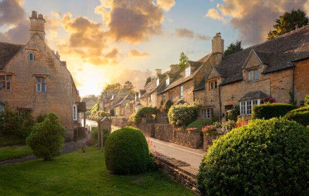 An image of a village in Gloucestershire near Lydney.